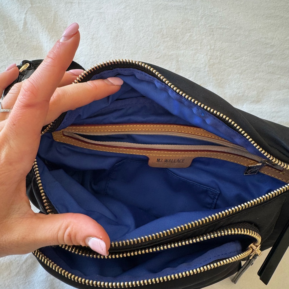MZ Wallace Chelsea Sling Bag in Black - Picture 5 of 10
